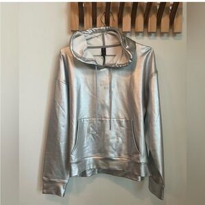 NOLI Metallic Silver Sweatshirt Women's